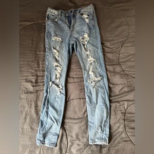 Aeropostale, blue, ripped jeans. Women’s size 6